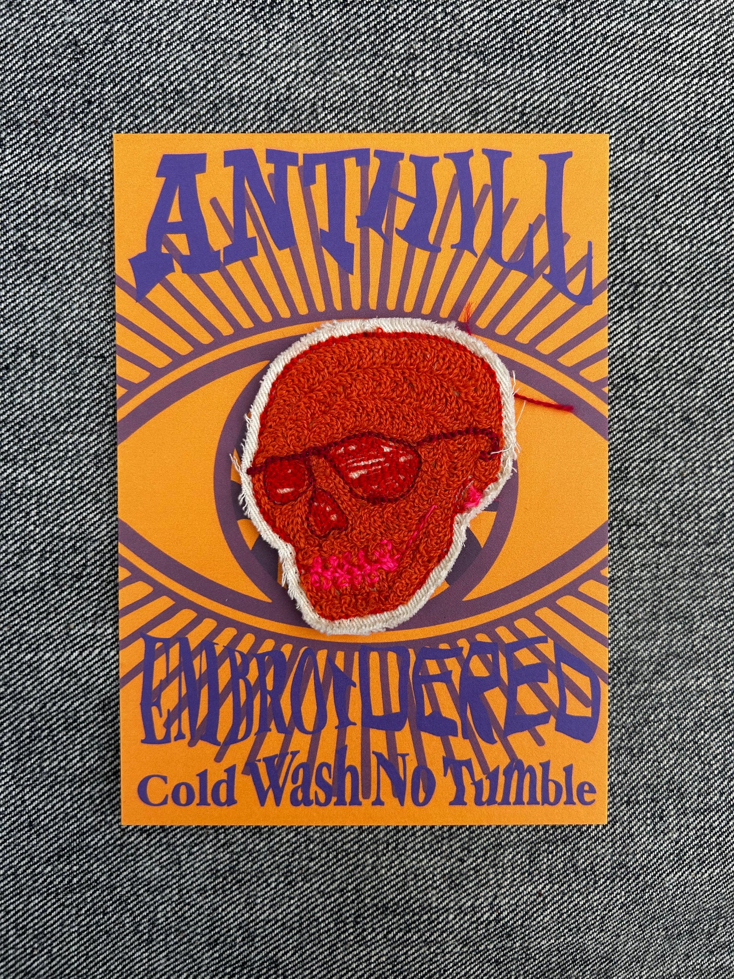 Skull Patch (Chainstitch Embroidery)