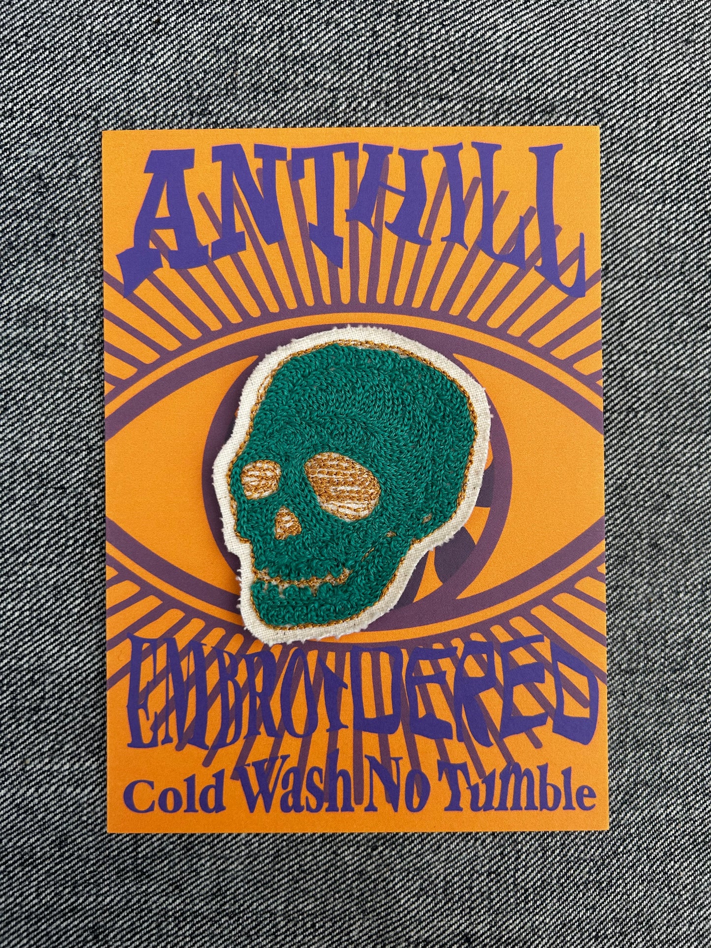 Skull Patch (Chainstitch Embroidery)