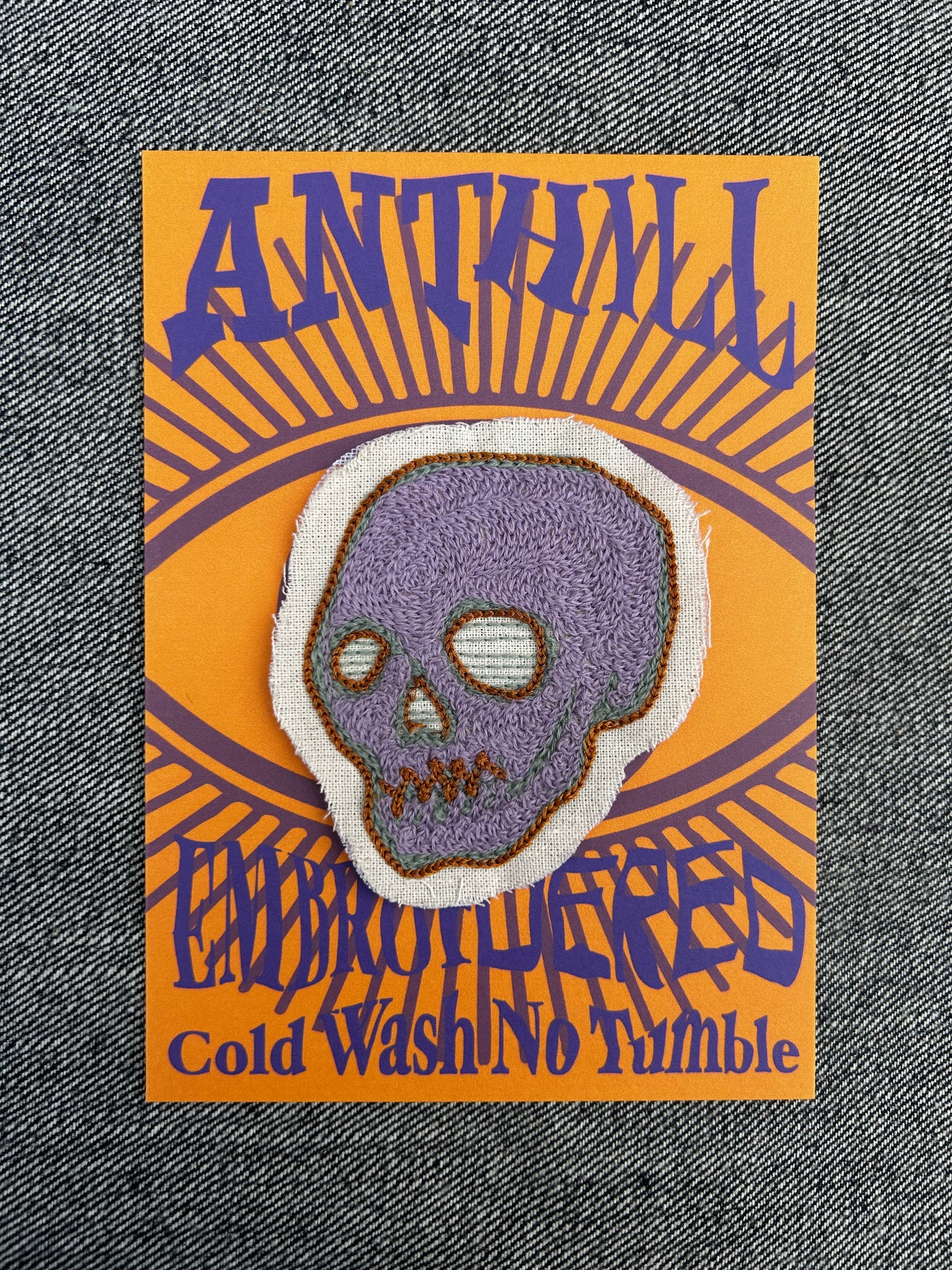 Skull Patch (Chainstitch Embroidery)