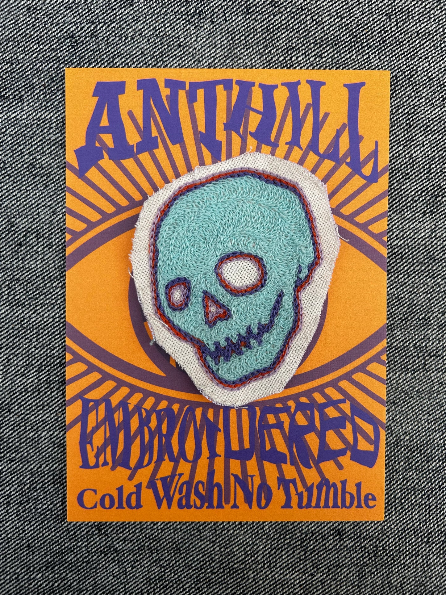 Skull Patch (Chainstitch Embroidery)