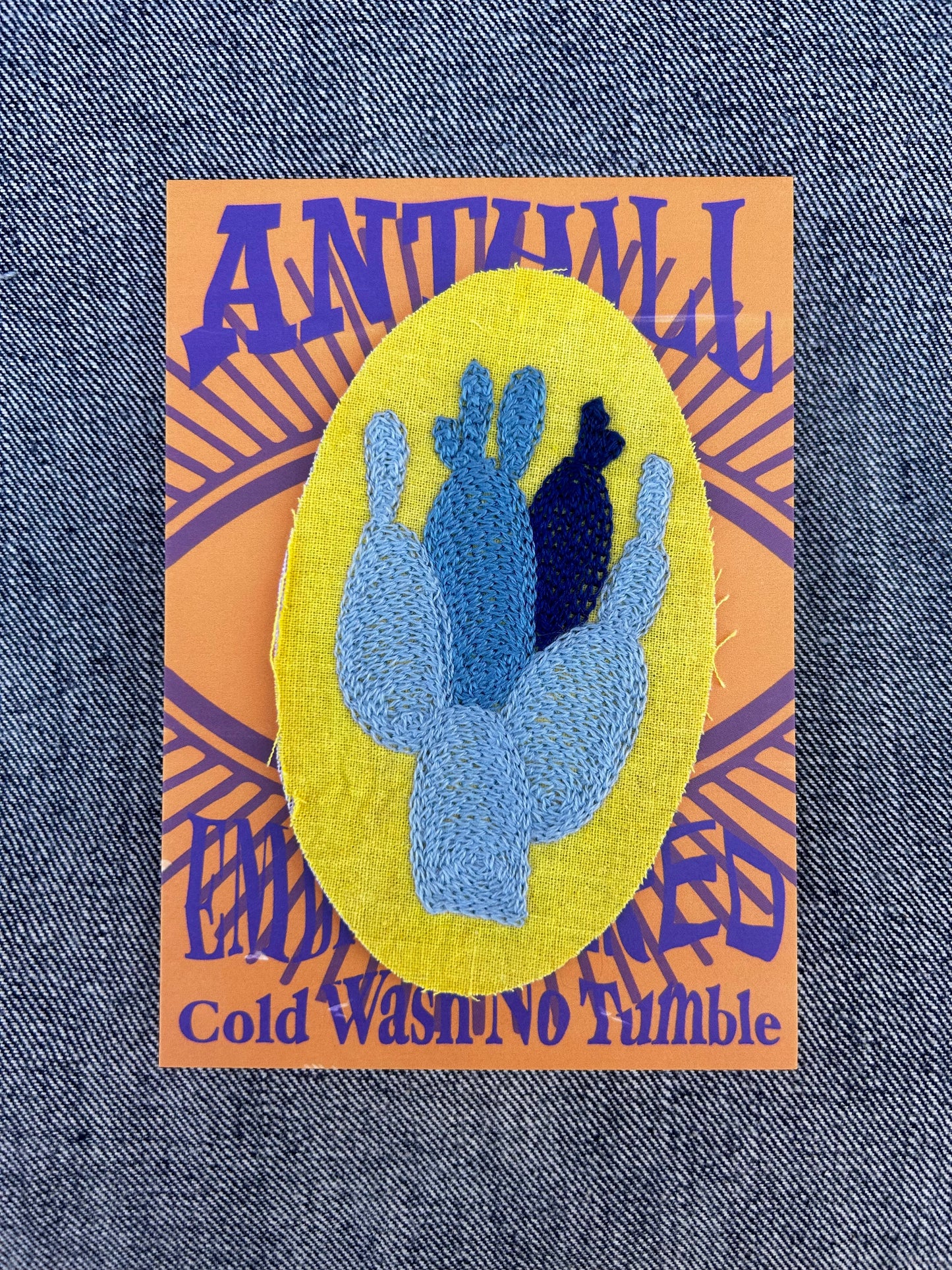 Cactus Patch (Chainstitch Embroidery)